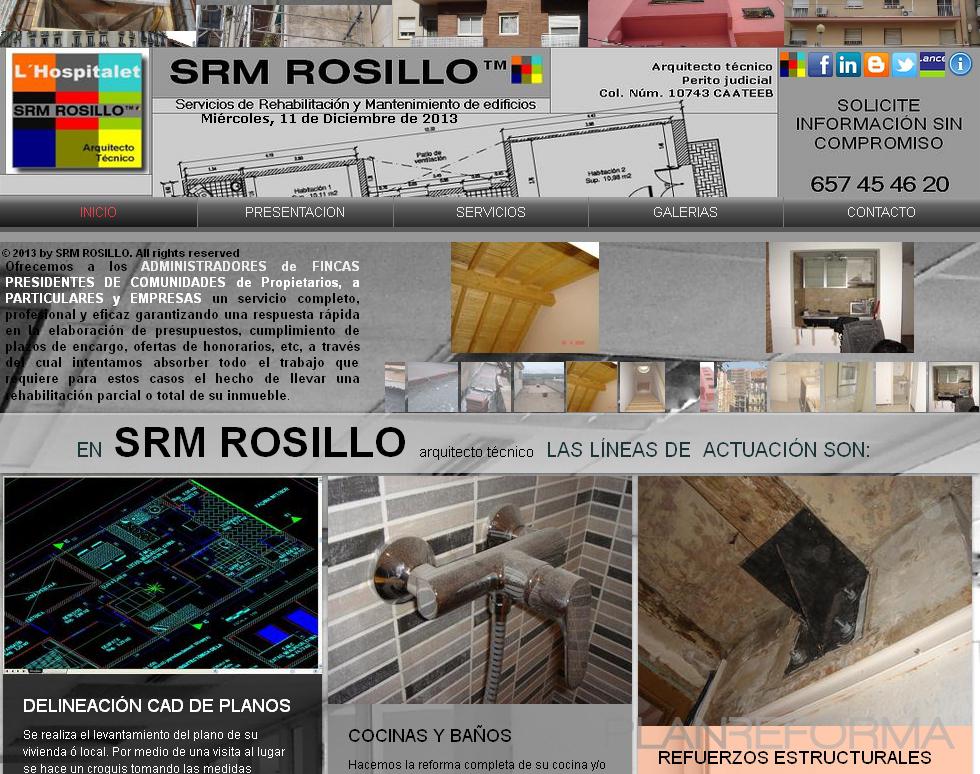 Baño, Salon style contemporaneo color beige, blanco, gris  diseñado por SRMROSILLO Sergio Rosillo Martinez | Arquitecto Técnico 
