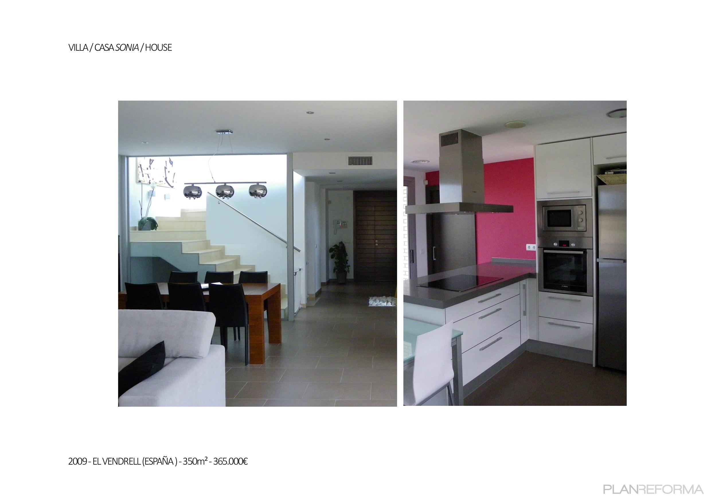 Comedor, Cocina Estilo contemporaneo Color rojo, beige, marron, blanco, gris, negro  diseñado por BiosArquitectura | Arquitecto | Copyright Soy propietario de la imagen