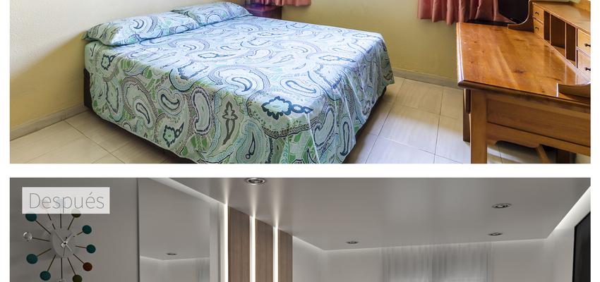 Dormitorio Estilo moderno Color blanco, gris, gris  diseñado por Obrasa Diseño de interiorismo | Gremio | Copyright Obrasa