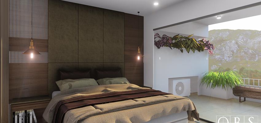 Dormitorio Estilo moderno Color beige, beige, marron  diseñado por Obrasa Diseño de interiorismo | Gremio | Copyright Obrasa