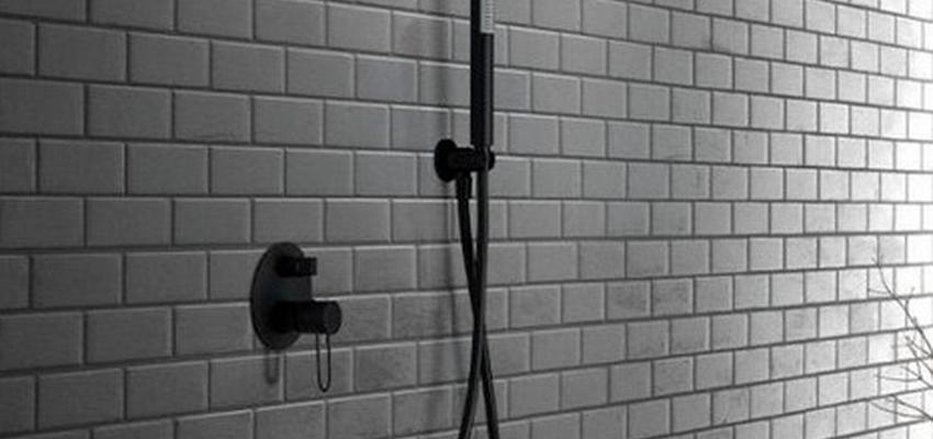 Baño Estilo clasico Color rojo, turquesa, gris  diseñado por marcelo | Gremio | Copyright mio