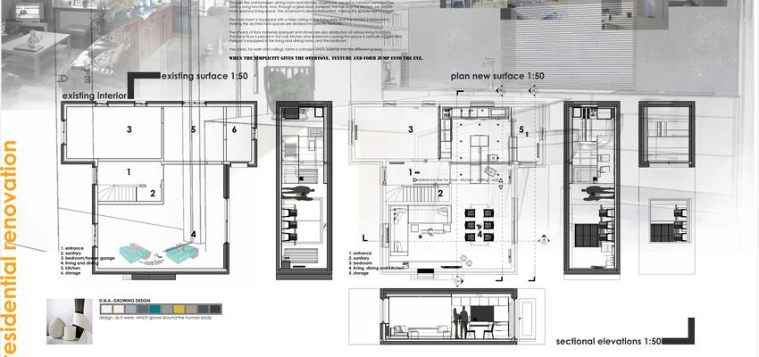 Comedor, Cocina, Salon style moderno color marron, gris, negro  diseñado por danny dufait | Interiorista 