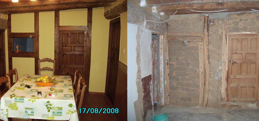 Comedor style rustico color amarillo, marron, bronce  diseñado por Alberto Manso | Arquitecto Técnico 