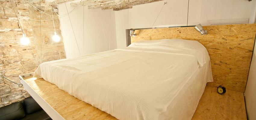 Dormitorio, Escalera, Loft style eclectico color turquesa, blanco  diseñado por wnestudio | Arquitecto | Copyright wnestudio