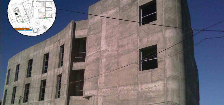 Exterior style contemporaneo color gris  diseñado por ZURITA RAMÓN ARQUITECTOS | Arquitecto 