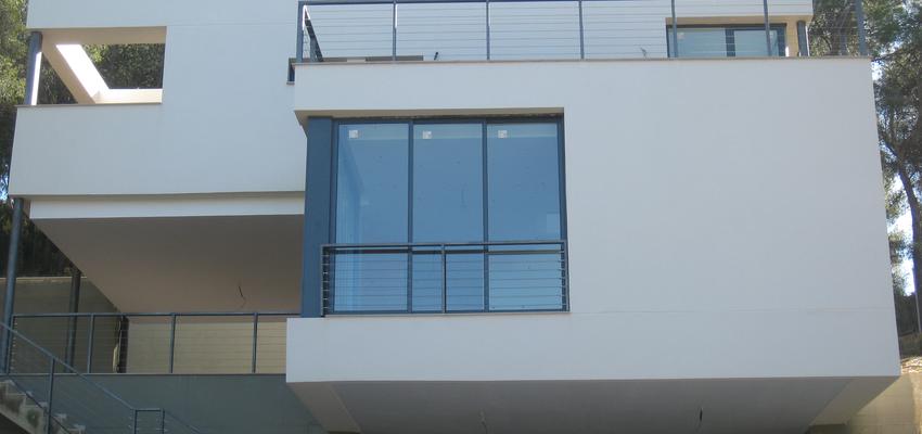 Escalera, Exterior style moderno color gris, gris  diseñado por rafael llacer arquitecto | Arquitecto 