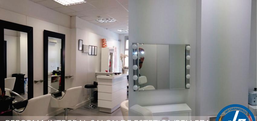 Salón de belleza Estilo moderno Color turquesa  diseñado por J&P INSTALACIONES COMERCIALES | Arquitecto | Copyright J&P