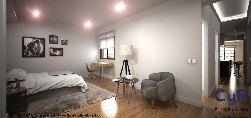 Dormitorio Estilo contemporaneo Color marron  diseñado por CyR Arquitectura+Construcción | Arquitecto 