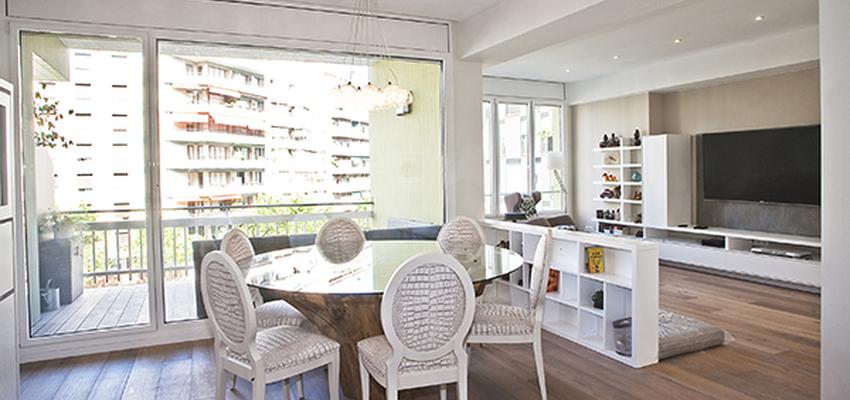 Salon Estilo contemporaneo Color beige, marron, blanco  diseñado por grupoinventia | Arquitecto Técnico | Copyright Grupo Inventia
