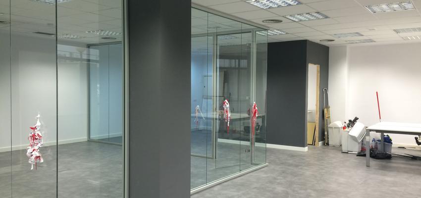 Oficina Estilo contemporaneo Color rosa  diseñado por M2 Design | Interiorista 