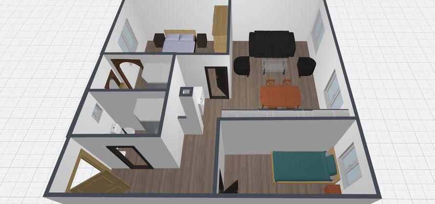 Pasillo, Lavadero, Salon Estilo clasico Color gris  diseñado por ReNOVAforma | Gremio | Copyright ReNOVAforma