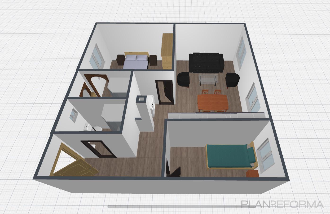 Pasillo, Lavadero, Salon Estilo clasico Color gris  diseñado por ReNOVAforma | Gremio | Copyright ReNOVAforma