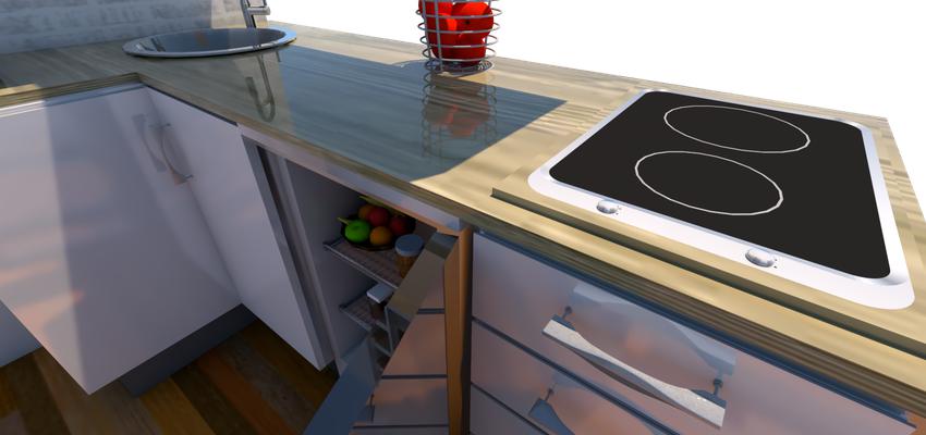 Cocina Estilo clasico Color azul  diseñado por JOIBARCELONA3 | Arquitecto | Copyright JOIBARCELONA3