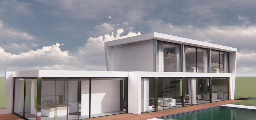 Exterior Estilo clasico Color ocre  diseñado por JOIBARCELONA3 | Arquitecto | Copyright JOIBARCELONA3