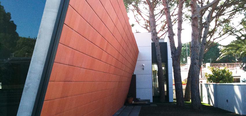 Recibidor, Exterior, Jardin Estilo contemporaneo Color ocre, blanco, gris  diseñado por Pablo Núñez Casamor | Arquitecto | Copyright Estudio tinto