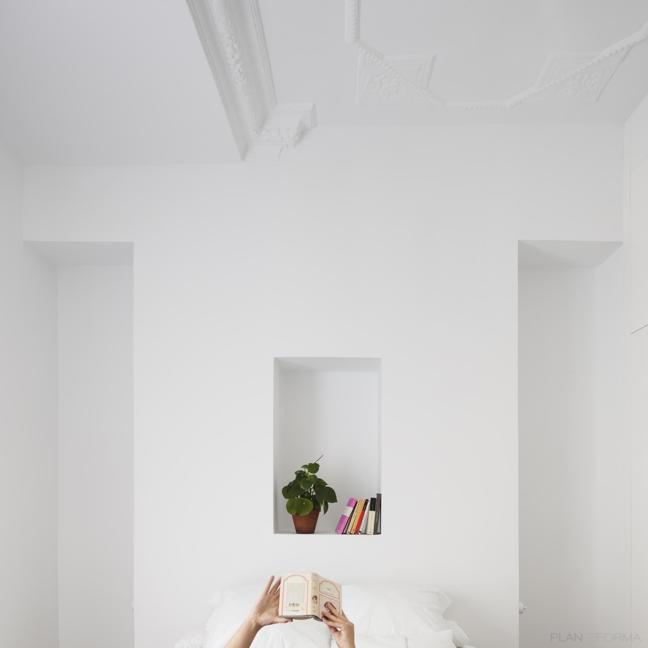 Dormitorio Estilo clasico Color blanco, gris