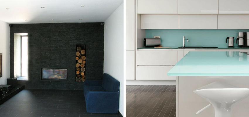 Cocina, Salon style moderno color marron, blanco, negro  diseñado por JJ Delgado. Arquitectura | Arquitecto 
