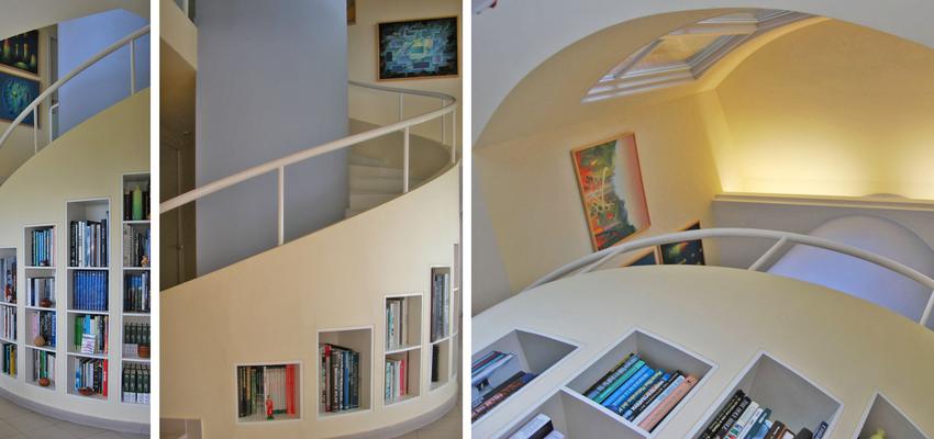 Escalera style moderno color beige, blanco  diseñado por JJ Delgado. Arquitectura | Arquitecto 