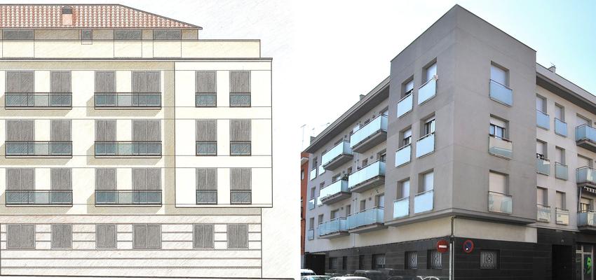 Recibidor, Balcon, Exterior style contemporaneo color gris, gris  diseñado por JJ Delgado. Arquitectura | Arquitecto 