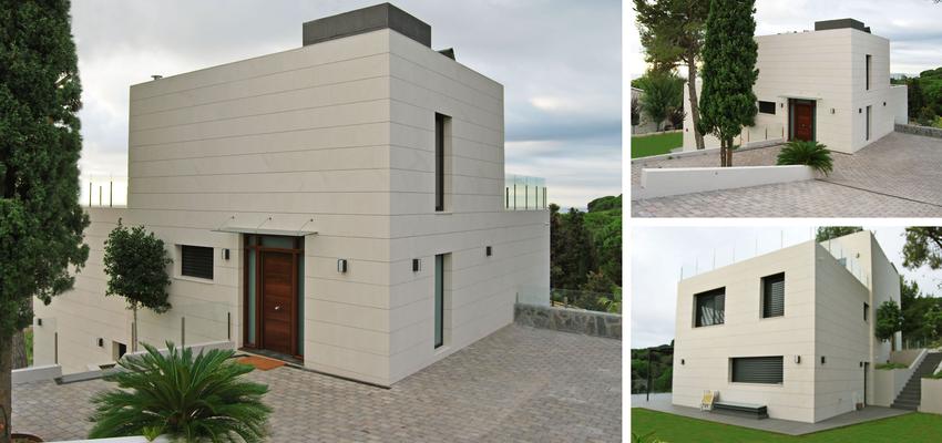 Exterior style contemporaneo color beige, beige, gris  diseñado por JJ Delgado. Arquitectura | Arquitecto | Copyright Propietario