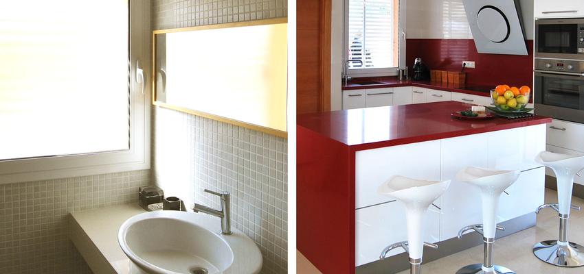 Baño, Cocina style contemporaneo color marron, beige, gris  diseñado por JJ Delgado. Arquitectura | Arquitecto | Copyright Propietario