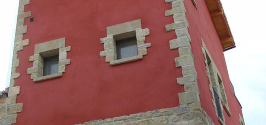 Exterior style rustico color rojo, beige, gris  diseñado por Ferran Leal Permisain | Arquitecto 