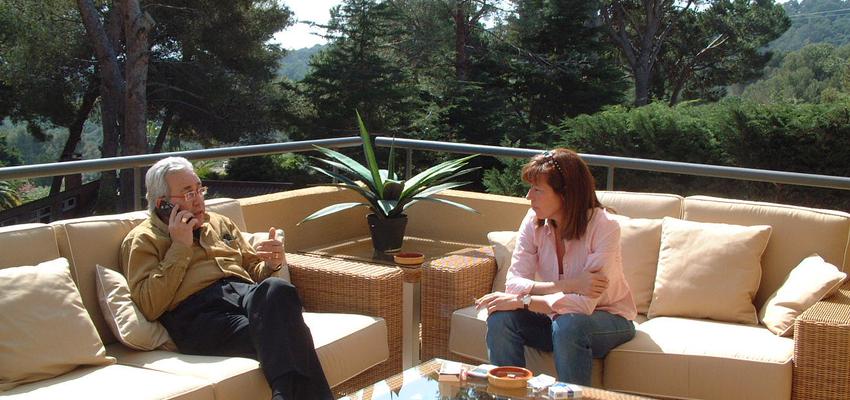 Terraza style contemporaneo color beige, marron  diseñado por Ferran Leal Permisain | Arquitecto 