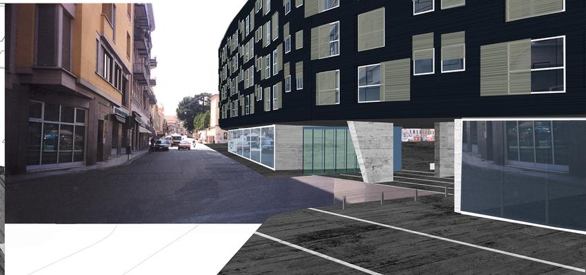 Exterior style moderno color blanco, gris, negro  diseñado por Ferran Leal Permisain | Arquitecto 