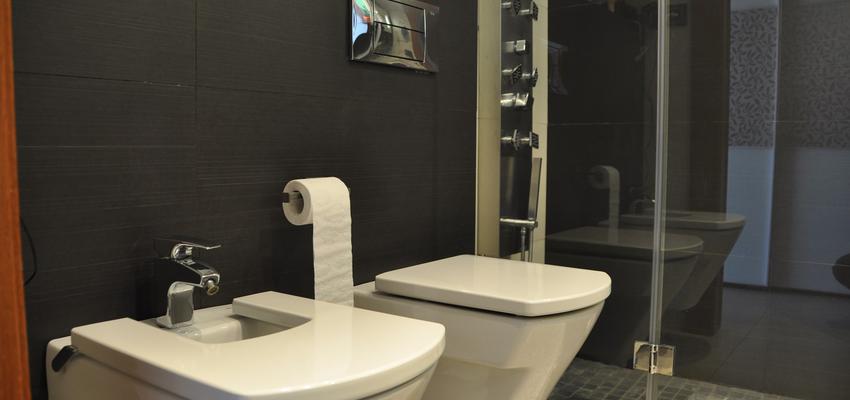 Baño style moderno color blanco, gris, gris, negro  diseñado por Serveis Integrals de la llar de Tarragona | Gremio 