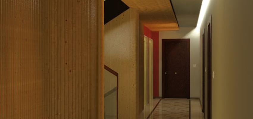 Recibidor, Pasillo style contemporaneo color marron, beige, marron  diseñado por mercadovargas arquitectura | Arquitecto 