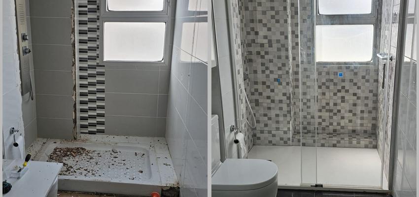 Baño Estilo clasico Color azul cielo  diseñado por jose antonio | Reformista, constructor | Copyright soy el propetario