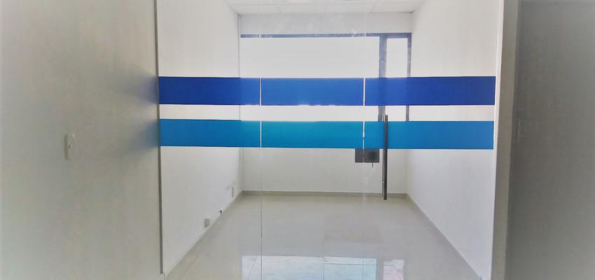 Oficina Estilo contemporaneo Color azul, azul oscuro, blanco  diseñado por Arquitectura Cimientos & Creatividad S.A.S | Gremio | Copyright Arquitectura Cimientos & Creatividad