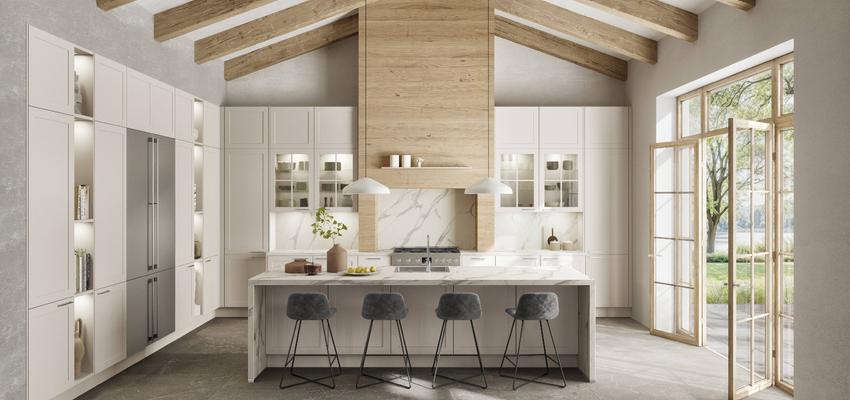 Cocina Estilo moderno Color blanco  diseñado por Cocinas 2M Roots | Reformista, constructor | Copyright Cocinas 2M Roots