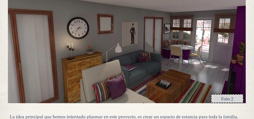 Terraza style moderno color violeta, beige, gris  diseñado por BM arquitectura | Arquitecto | Copyright Cristina Bricio. BM arquitectura