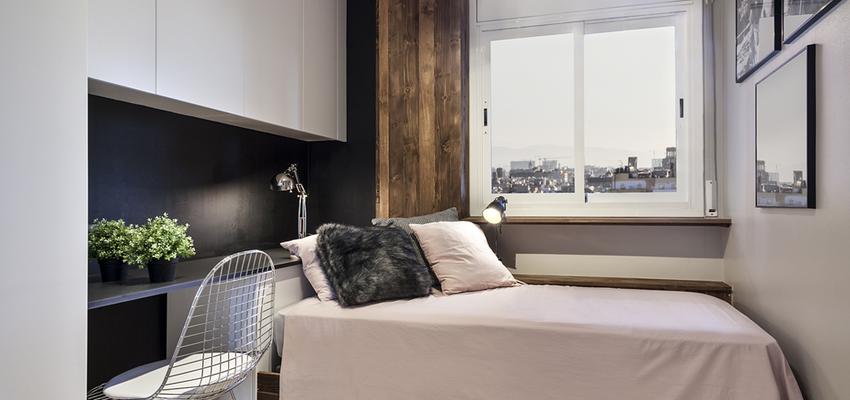 Dormitorio style contemporaneo color rosa, marron, negro  diseñado por Dröm Living | Interiorista 