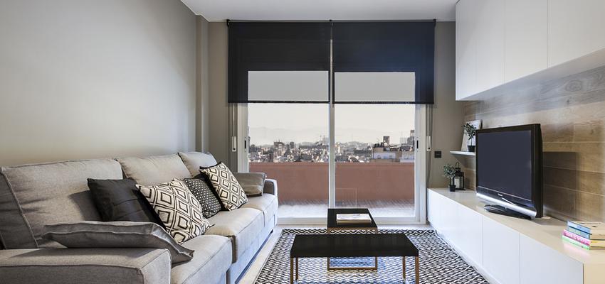 Salon style contemporaneo color blanco, gris  diseñado por Dröm Living | Interiorista 