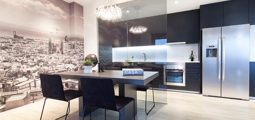 Comedor style moderno color marron, blanco, negro  diseñado por Dröm Living | Interiorista | Copyright Dröm Living