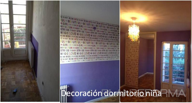 Dormitorio Estilo contemporaneo Color verde, rosa, marron  diseñado por proyarqing | Arquitecto | Copyright Decoración de dormitorio de ñiña