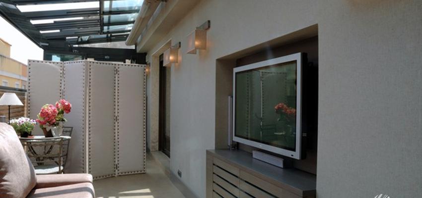 Galería style contemporaneo color beige, marron, gris  diseñado por Tapidecor | Interiorista | Copyright Foto propiedad de Tapidecor