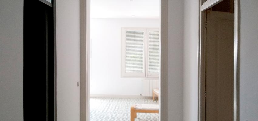 Dormitorio Estilo contemporaneo Color verde, beige, blanco  diseñado por EArchitect | Arquitecto | Copyright Adrian Elizalde