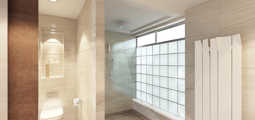 Baño Estilo vanguardista Color amarillo, blanco, bronce  diseñado por WVA Architects | Arquitecto | Copyright imagen correspondiente a WVA Architects