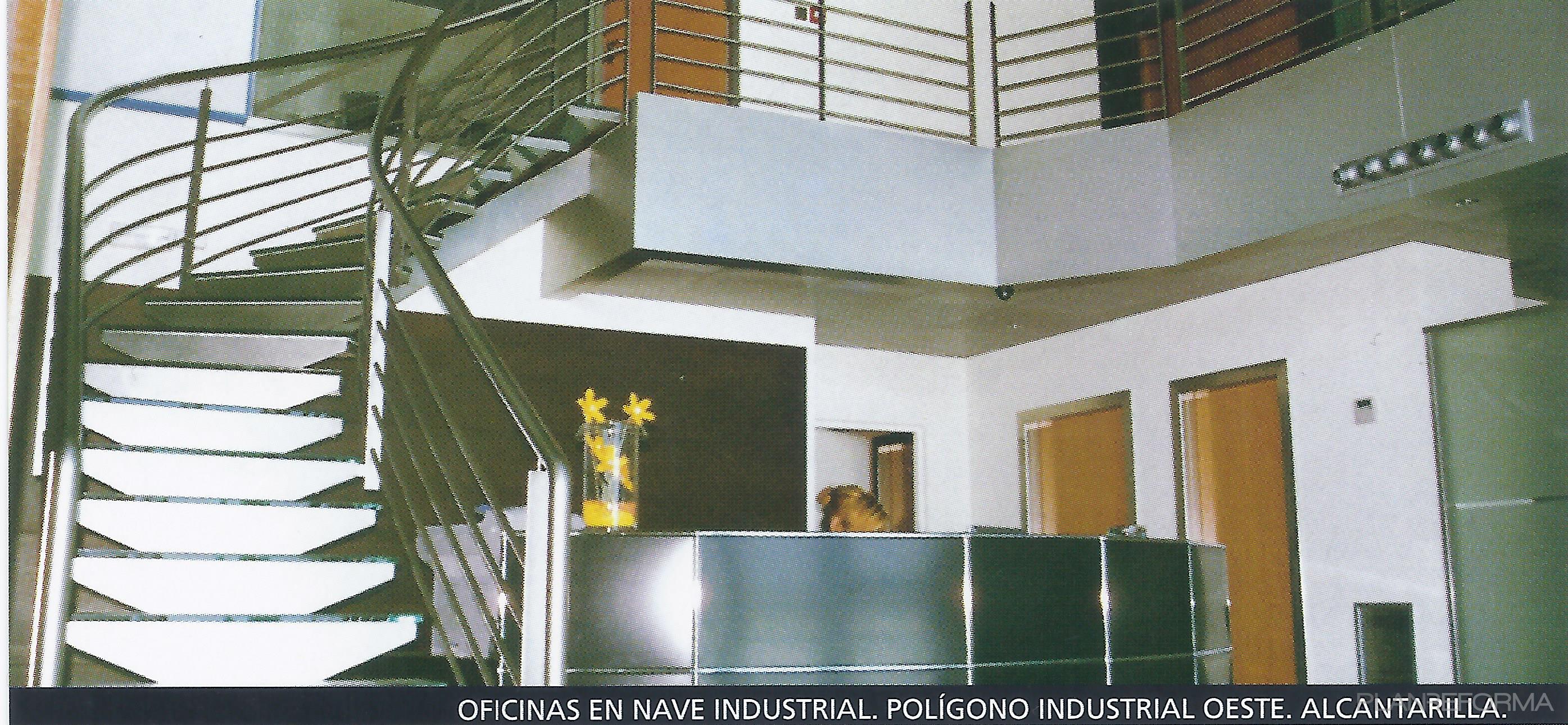 Oficina Estilo moderno Color verde, azul cielo, gris  diseñado por Argen Edificacion,  tecnicas constructivas, direccion de obras y gestion | Gremio | Copyright Juan Miguel Martinez Blaya