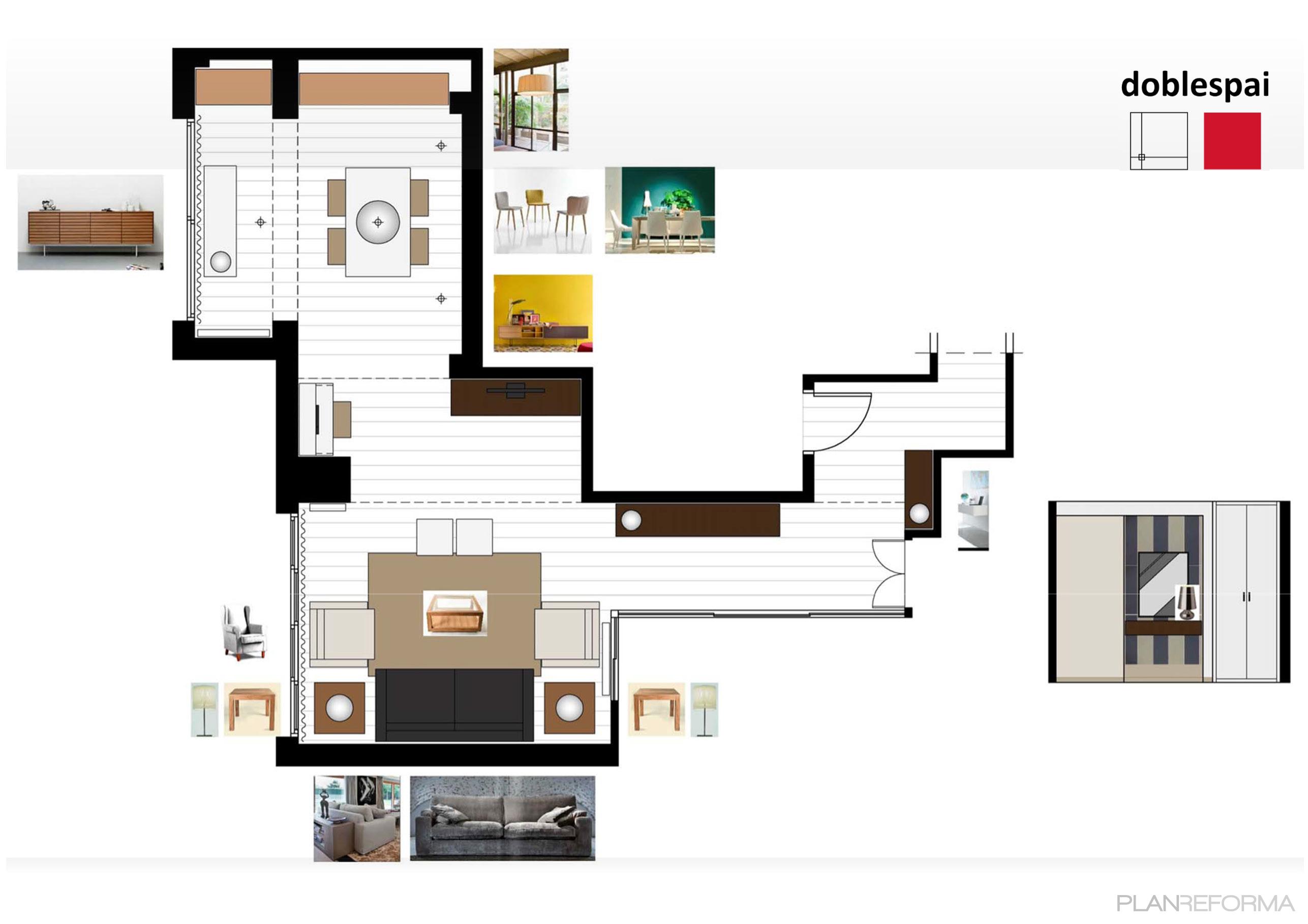 Estilo moderno diseñado por DOBLESPAI | Arquitecto Técnico 