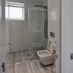 Baño style moderno color blanco, gris