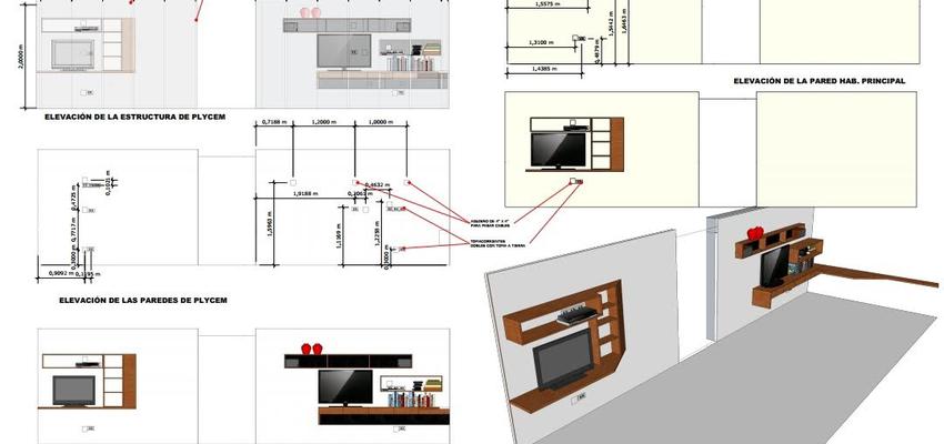 Estudio Estilo moderno Color marron  diseñado por Juan Carlos blanca Mata | Reformista, constructor | Copyright si
