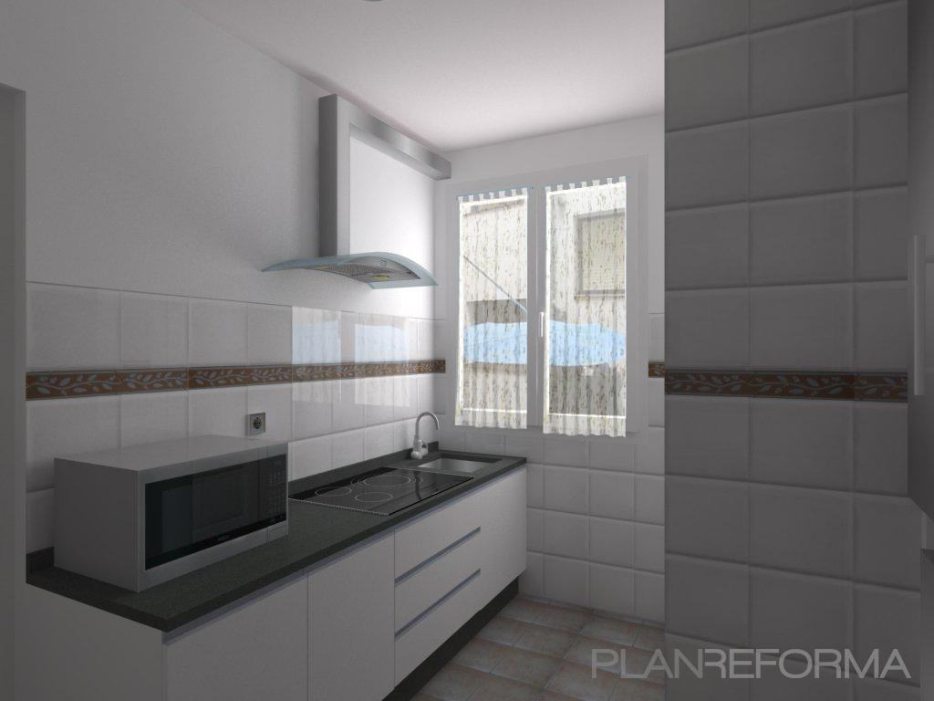 Cocina style contemporaneo color rojo, blanco, gris  diseñado por GureEra Arkitektura | Arquitecto | Copyright GureEra Arkitektura