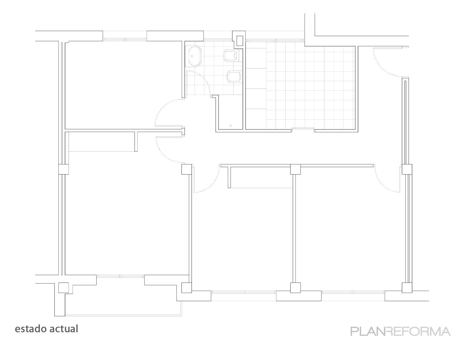 Dormitorio, Pasillo, Salon Estilo contemporaneo Color blanco, negro  diseñado por TAPERSTUDIO ARKITEKTURA S.L.P | Arquitecto | Copyright Taperstudio Arkitektura + Jon Ander Diez