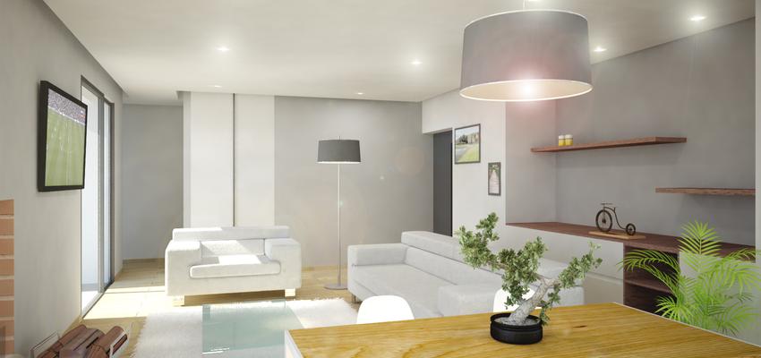 Comedor Estilo moderno Color azul cielo  diseñado por Javier Cánoves Mulet | Arquitecto 