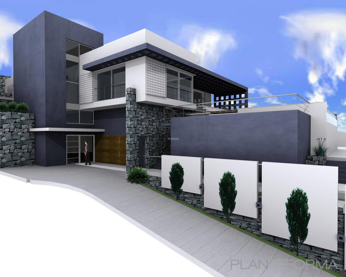 Exterior style moderno color blanco, gris, gris  diseñado por secbarcelona | Gremio 