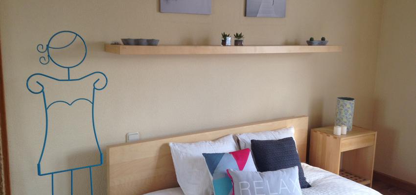 Dormitorio style contemporaneo color blanco, gris, gris  diseñado por Nuevos AYRES | Interiorista 